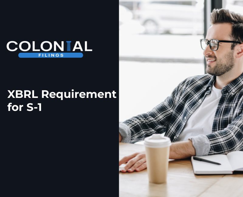 When XBRL Is Required in an S-1 Filing