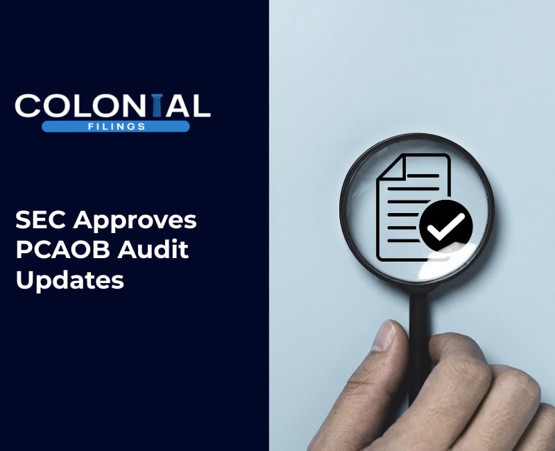 SEC Approves PCAOB Audit Updates