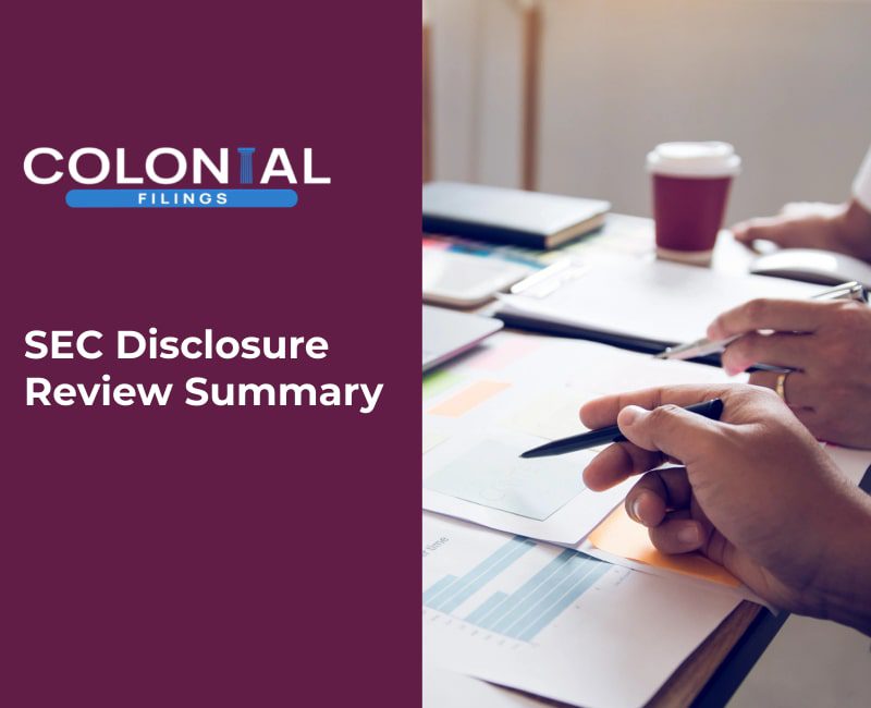 A Summary of the SEC’s Statement on Disclosure Review