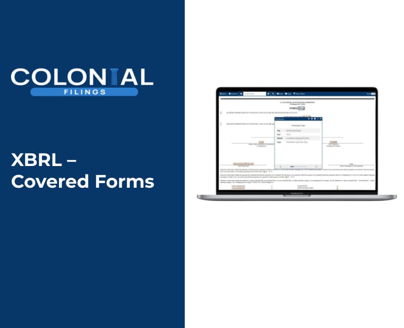 XBRL Covered Forms