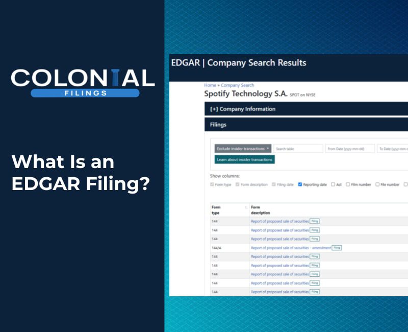 What Is an EDGAR Filing?