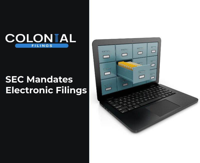 SEC Mandates Electronic Filings