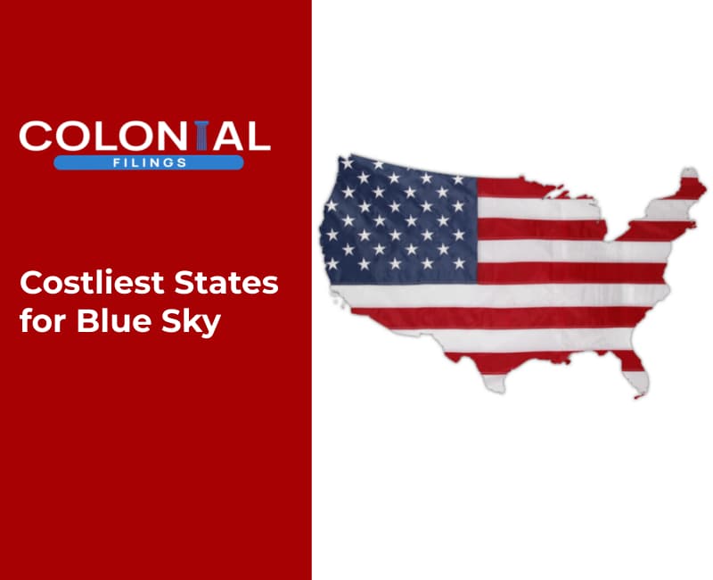 Costliest States for Blue Sky