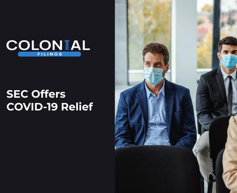 SEC Announces Relief for COVID-19 Affected Public Companies