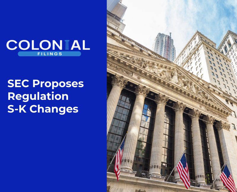 SEC Proposes Regulation S-K Changes