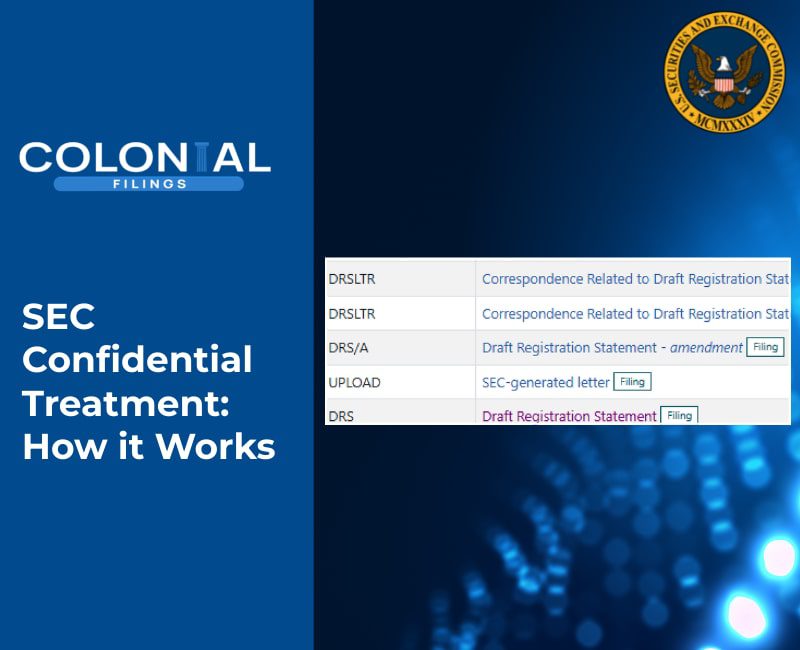 SEC Confidential Treatment How if Works