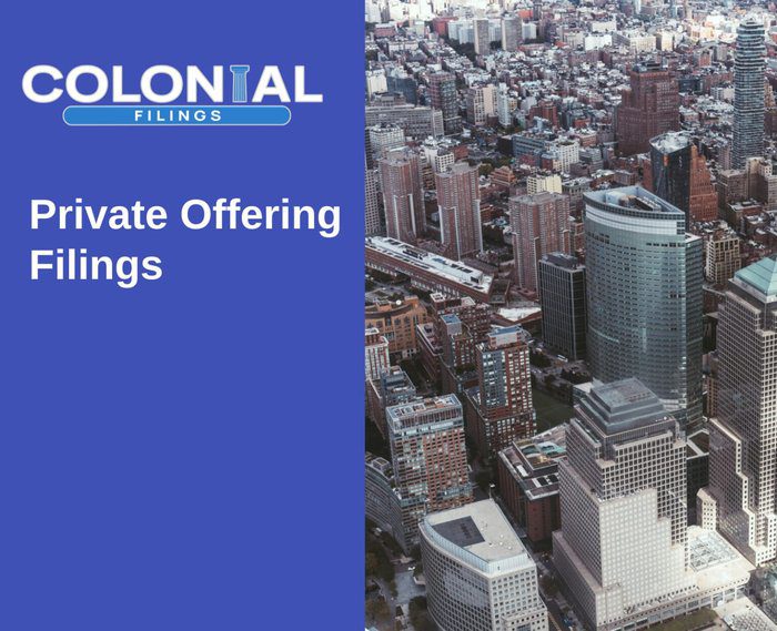 Private Offering Filing Requirements